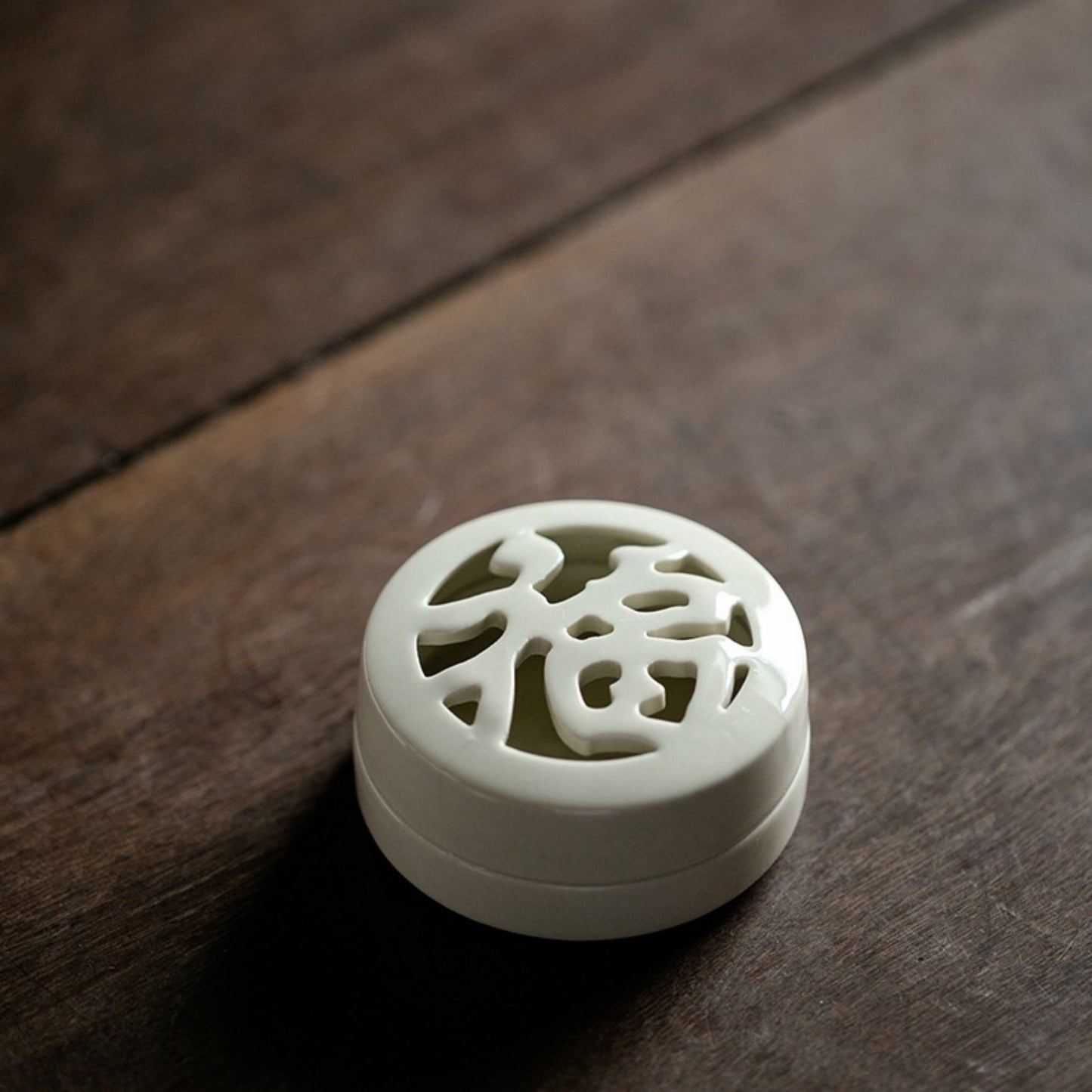 Ru Kiln Gray Ceramic Incense Burner