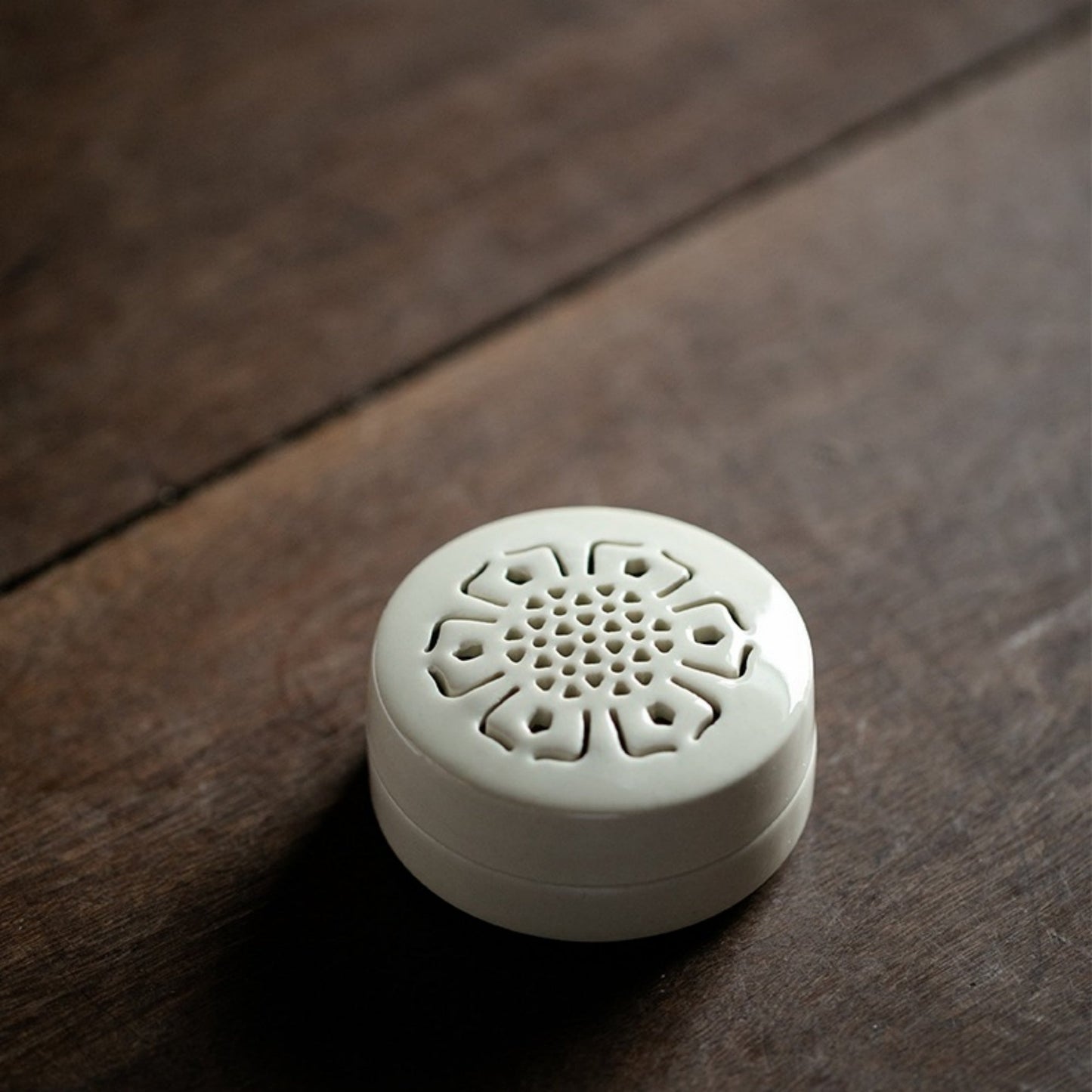 Ru Kiln Gray Ceramic Incense Burner