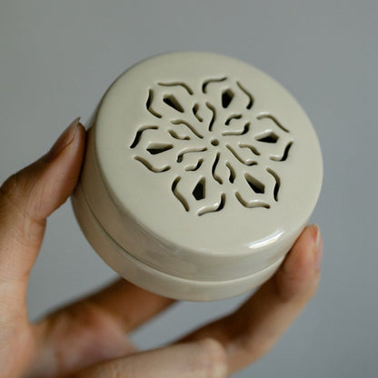 Ru Kiln Gray Ceramic Incense Burner