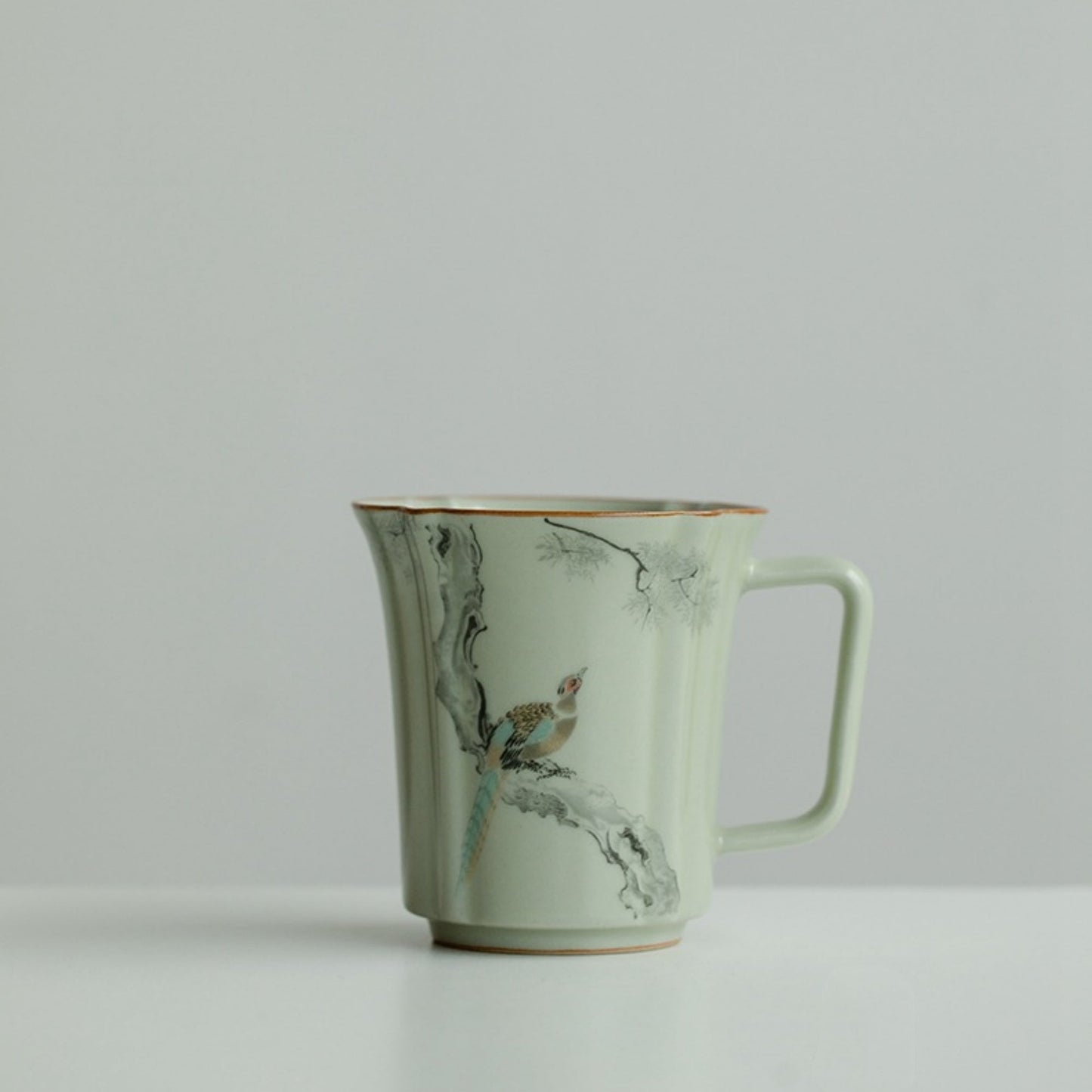 Ru Kiln Ceramic Retro Coffee Cup