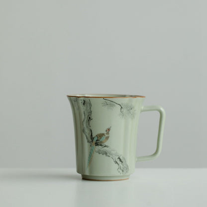 Ru Kiln Ceramic Retro Coffee Cup