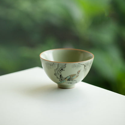 Ru Kiln Handmade Ceramic Cup