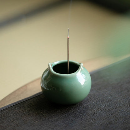 Yue Kiln Celadon Zen Incense Burner