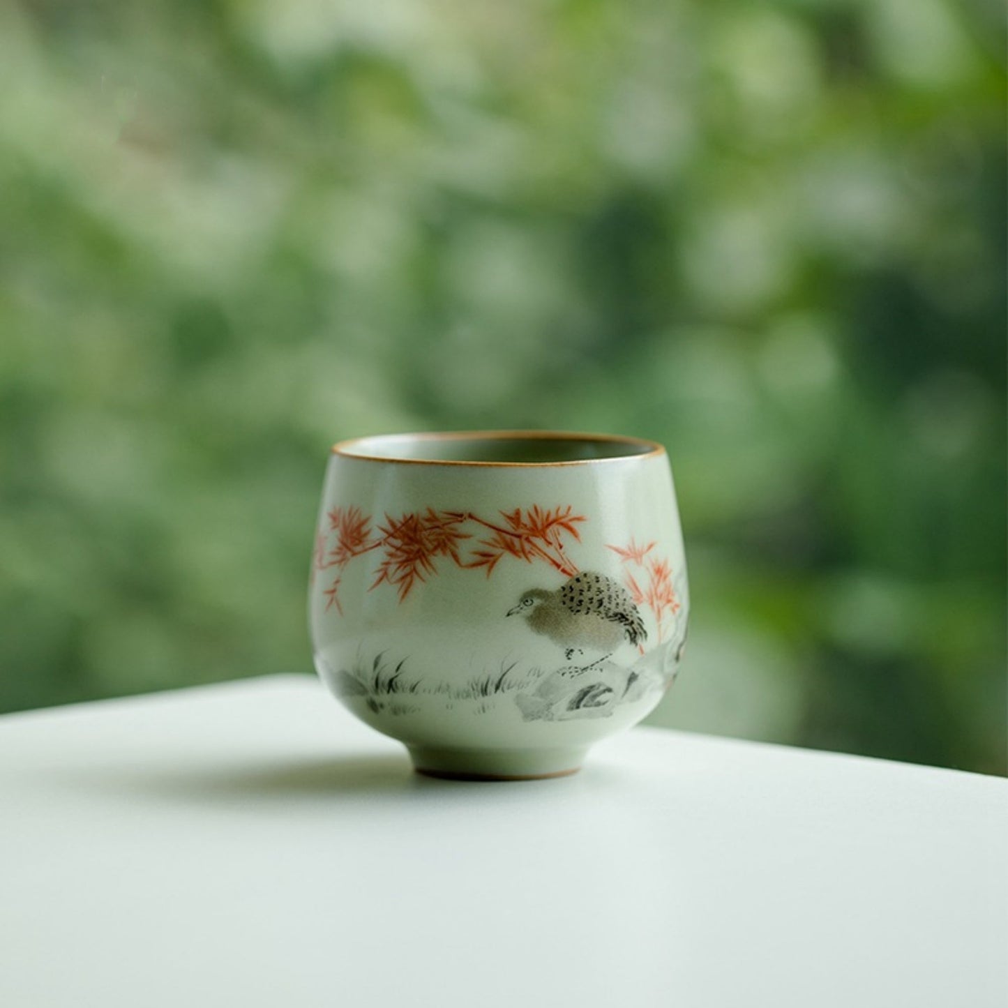 Ru Kiln Handmade Ceramic Tea Cup