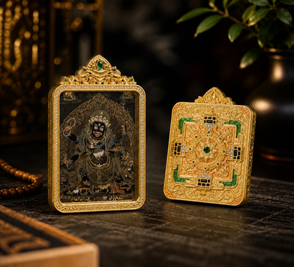 Black-Gold Six-Armed Mahakala