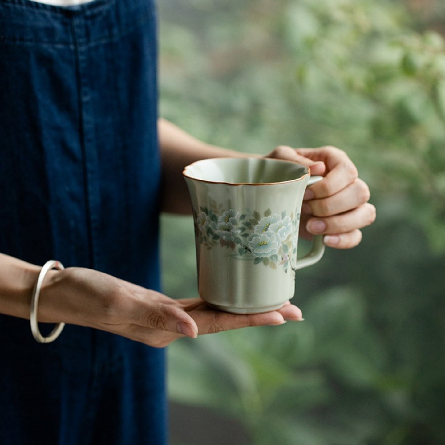Ru Kiln Ceramic Retro Coffee Cup
