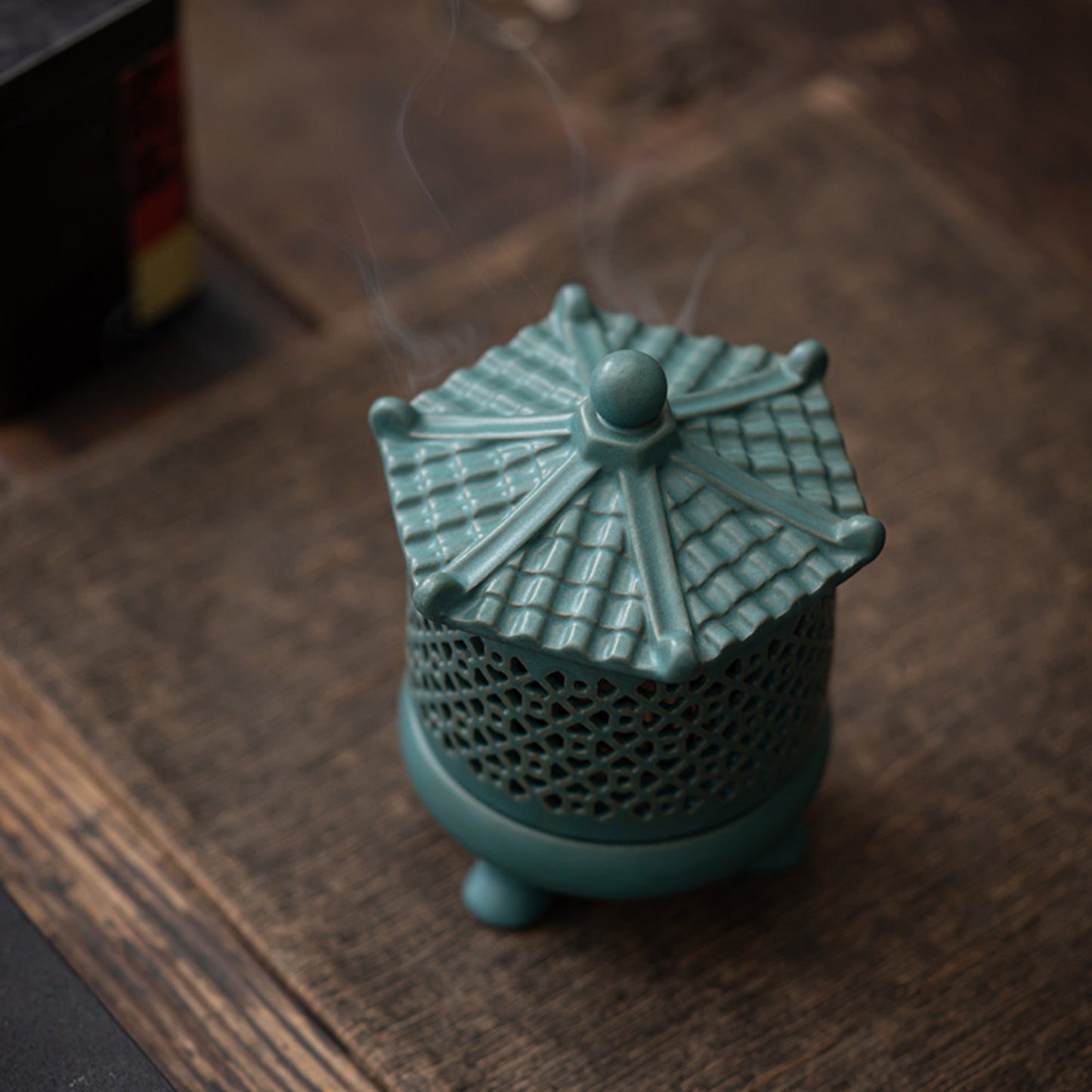 Ancient Pagoda Ceramic Incense Burner