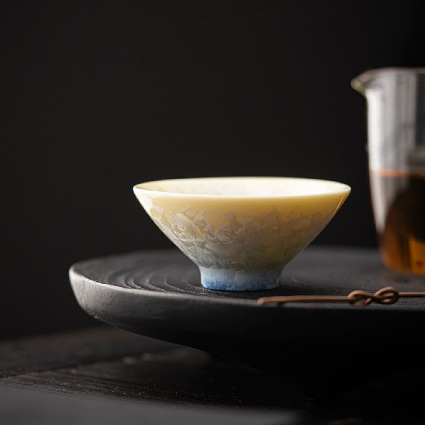 Crystal Glaze Handcrafted Ceramic Teacup
