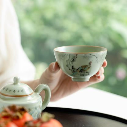 Ru Kiln Handmade Ceramic Cup