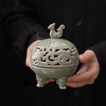 Vermilion Bird Ceramic Incense Burner