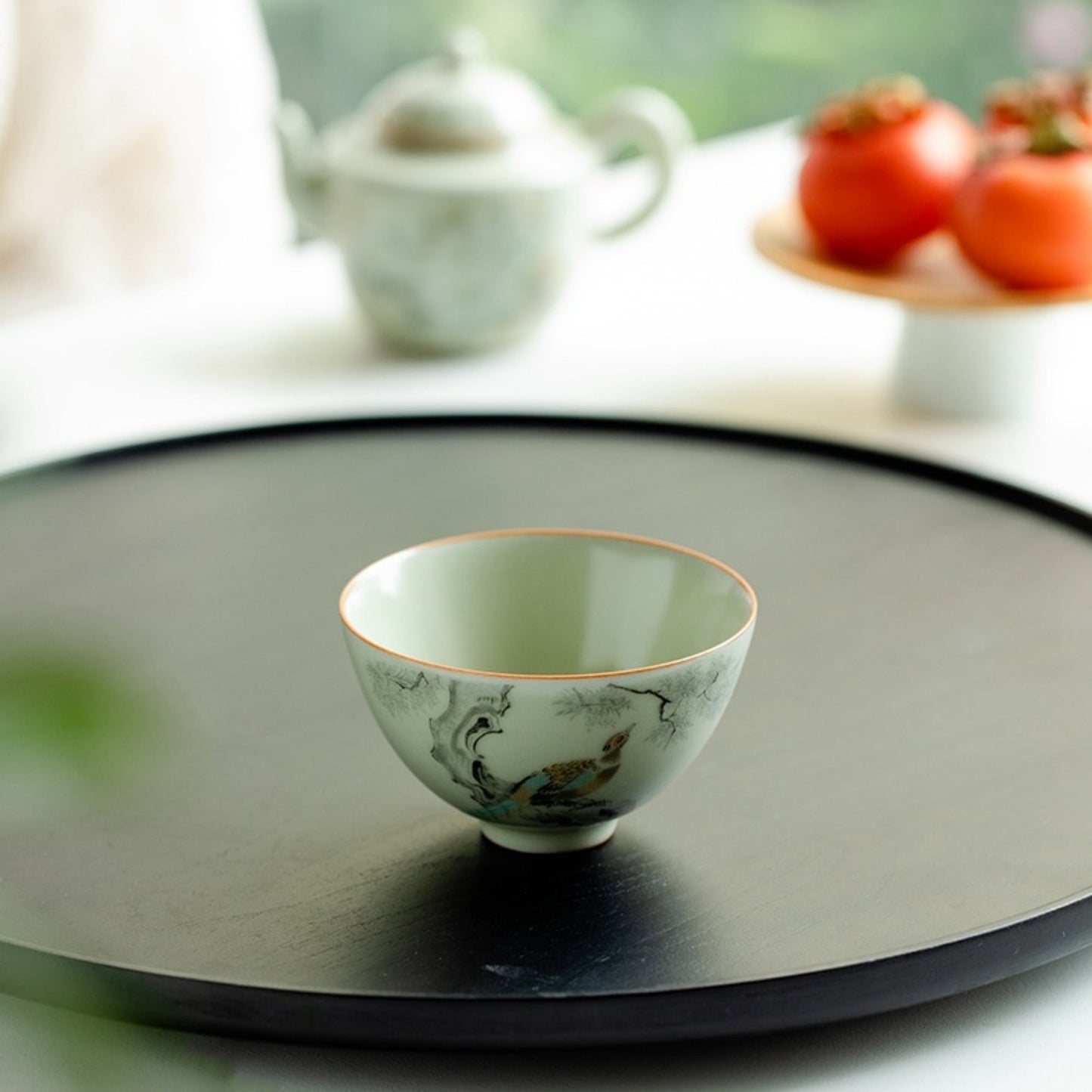 Ru Kiln Handmade Ceramic Cup
