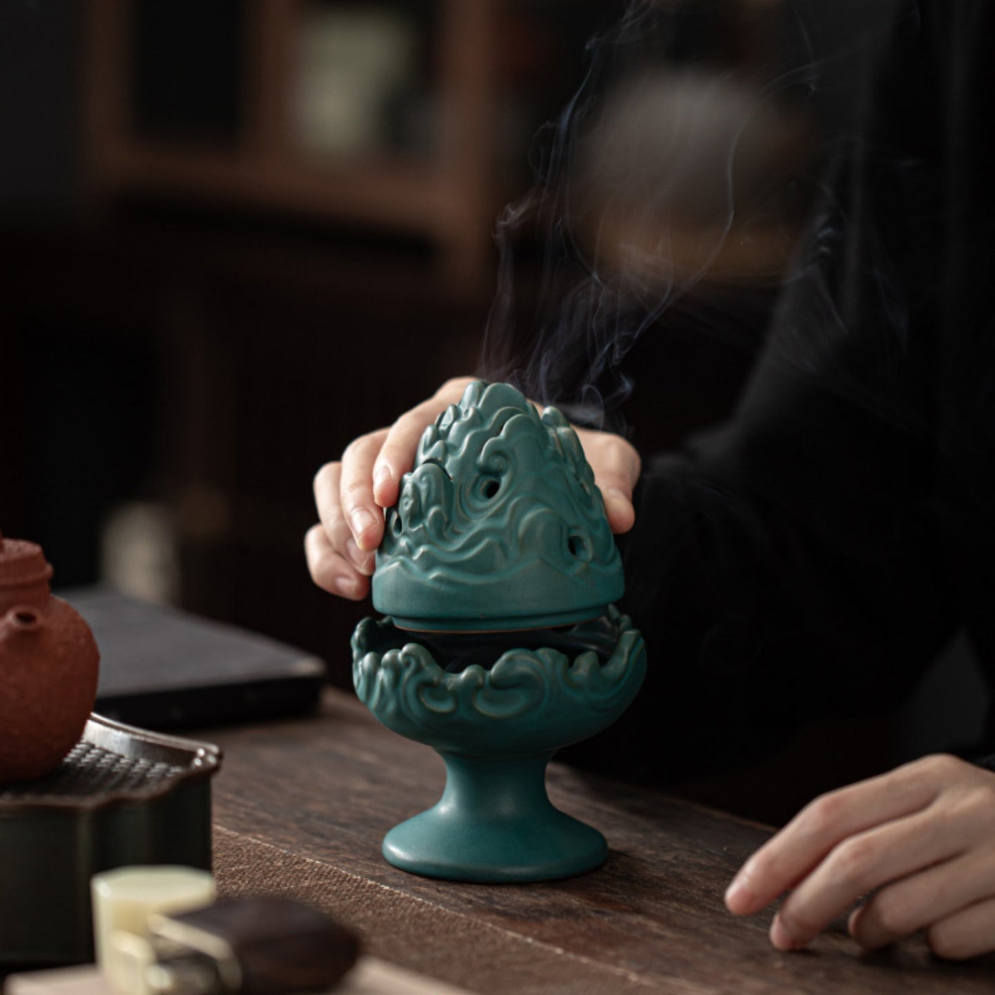 Boshan Stove Ceramic Incense Burner