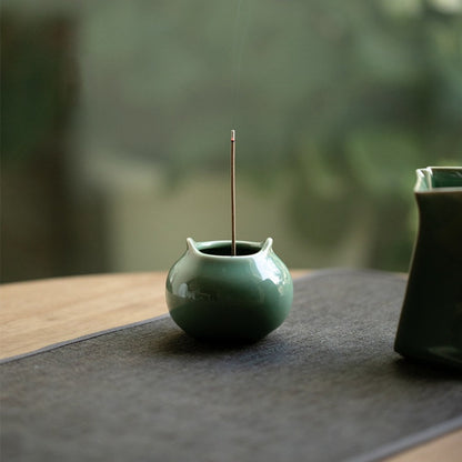 Yue Kiln Celadon Zen Incense Burner