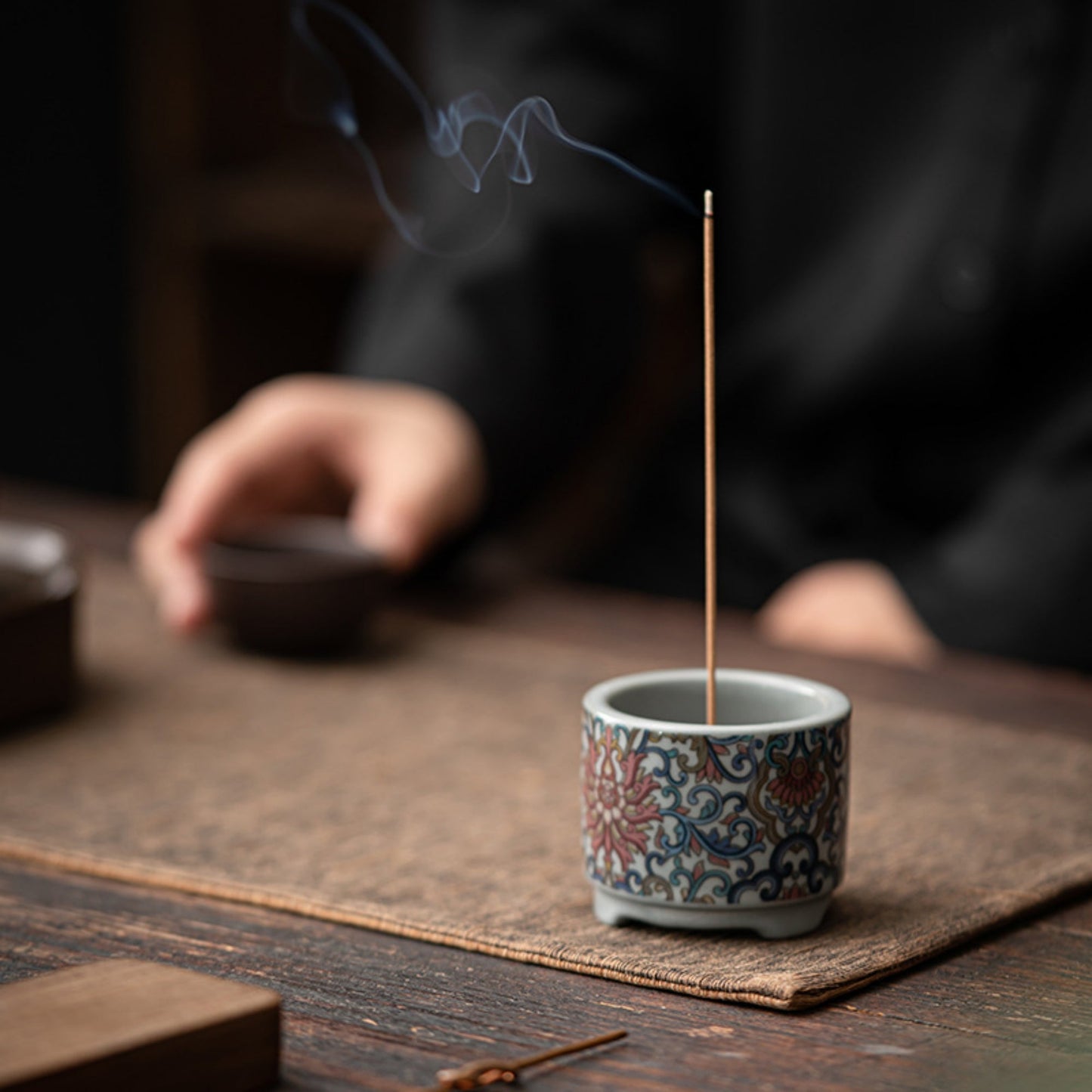 Enamel Ceramic Zen Incense Burner