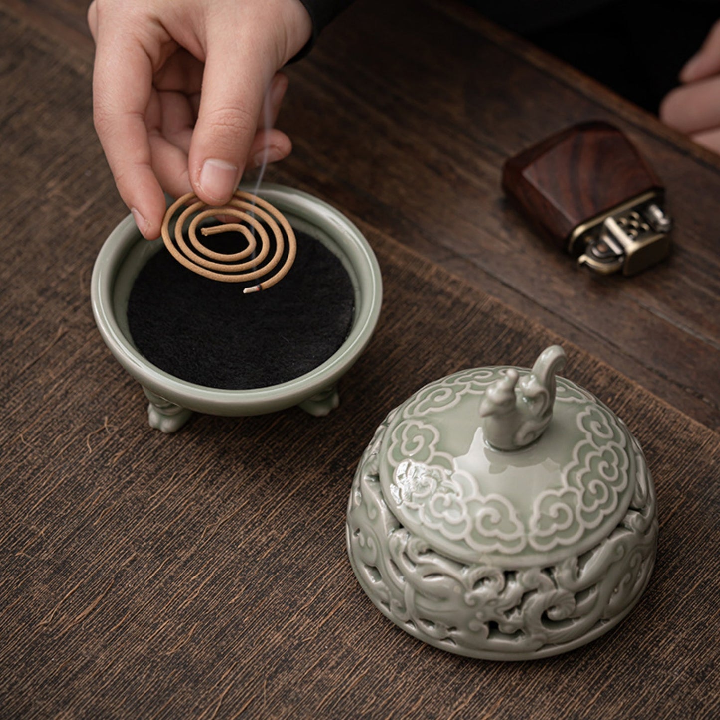 Vermilion Bird Ceramic Incense Burner
