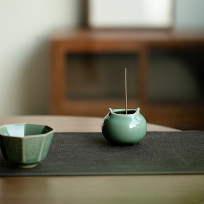 Yue Kiln Celadon Zen Incense Burner