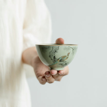 Ru Kiln Handmade Ceramic Cup
