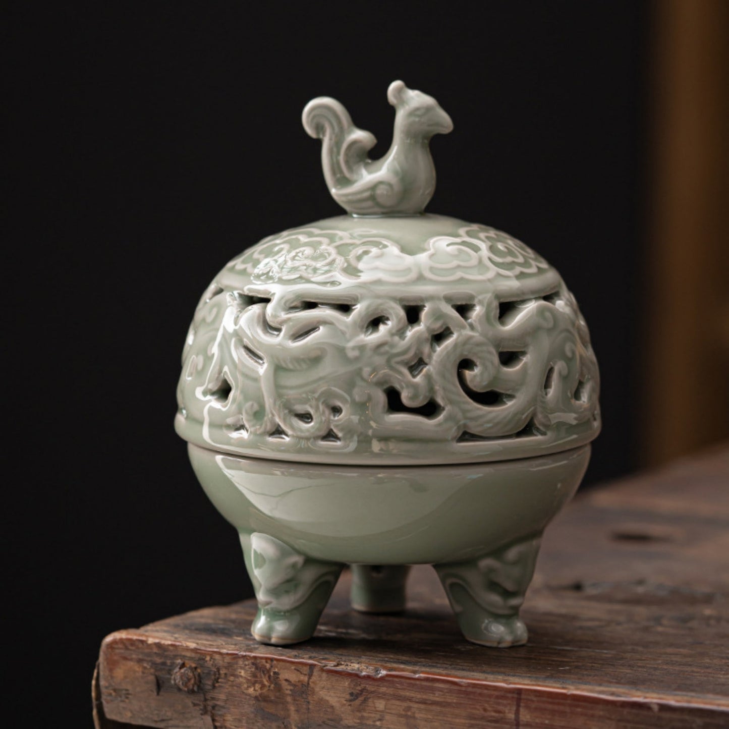 Vermilion Bird Ceramic Incense Burner