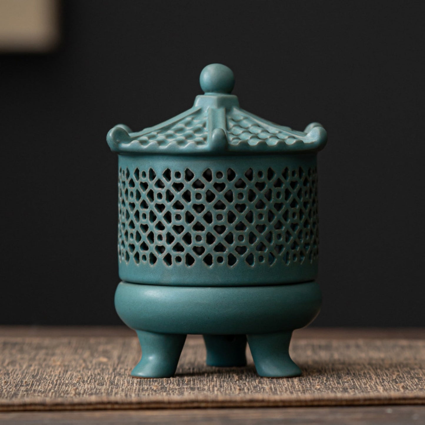 Ancient Pagoda Ceramic Incense Burner