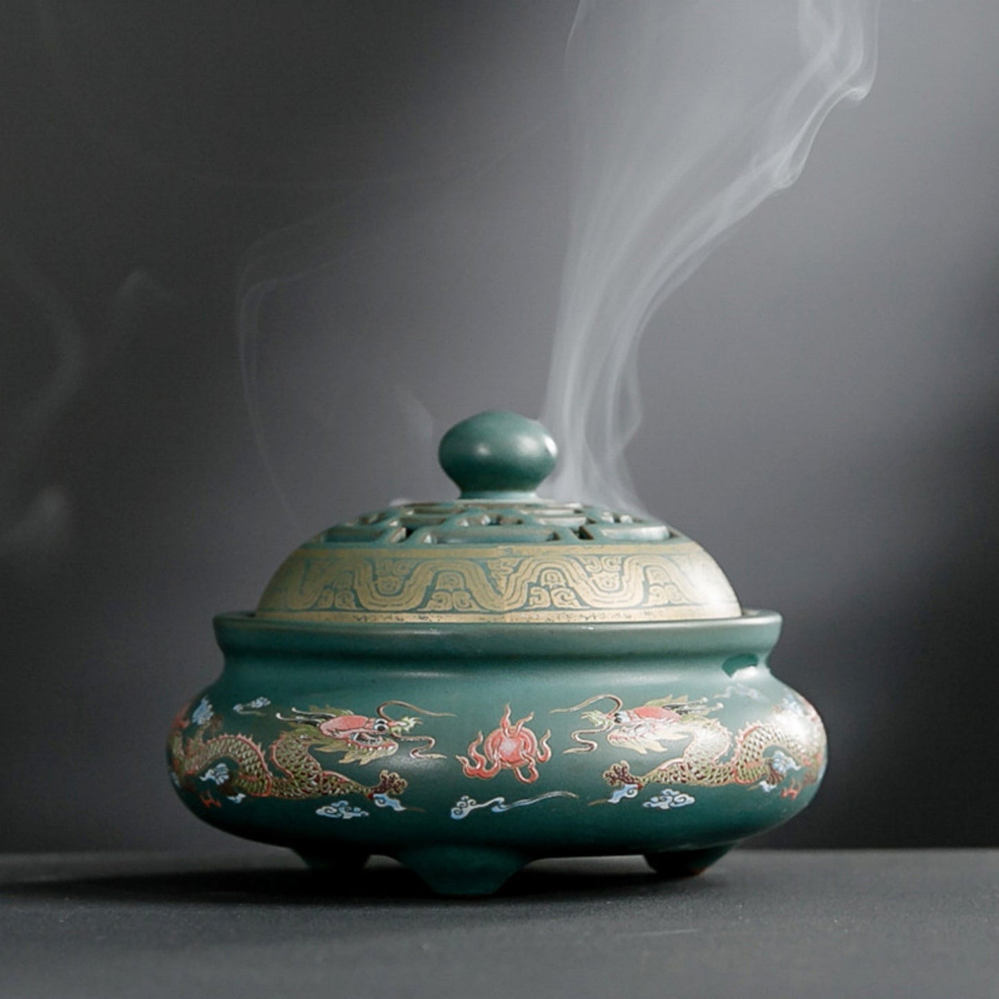 Ceramic Cloisonné Incense Burner