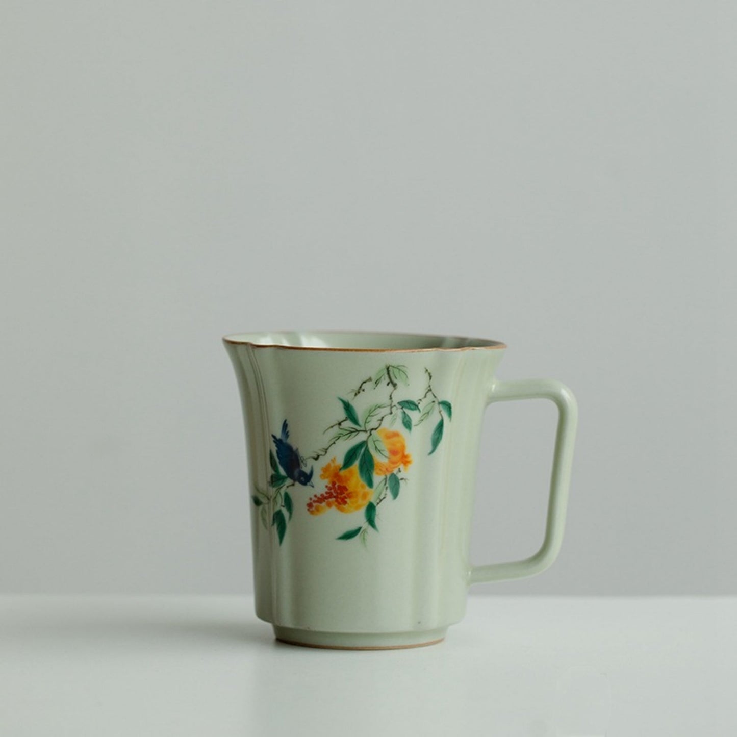 Ru Kiln Ceramic Retro Coffee Cup