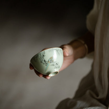 Ru Kiln Handmade Ceramic Cup