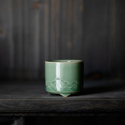 Yue Kiln Celadon Cloud Incense Burner