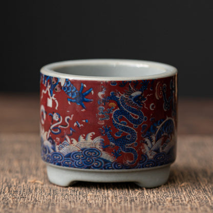 Enamel Ceramic Zen Incense Burner
