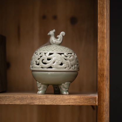 Vermilion Bird Ceramic Incense Burner