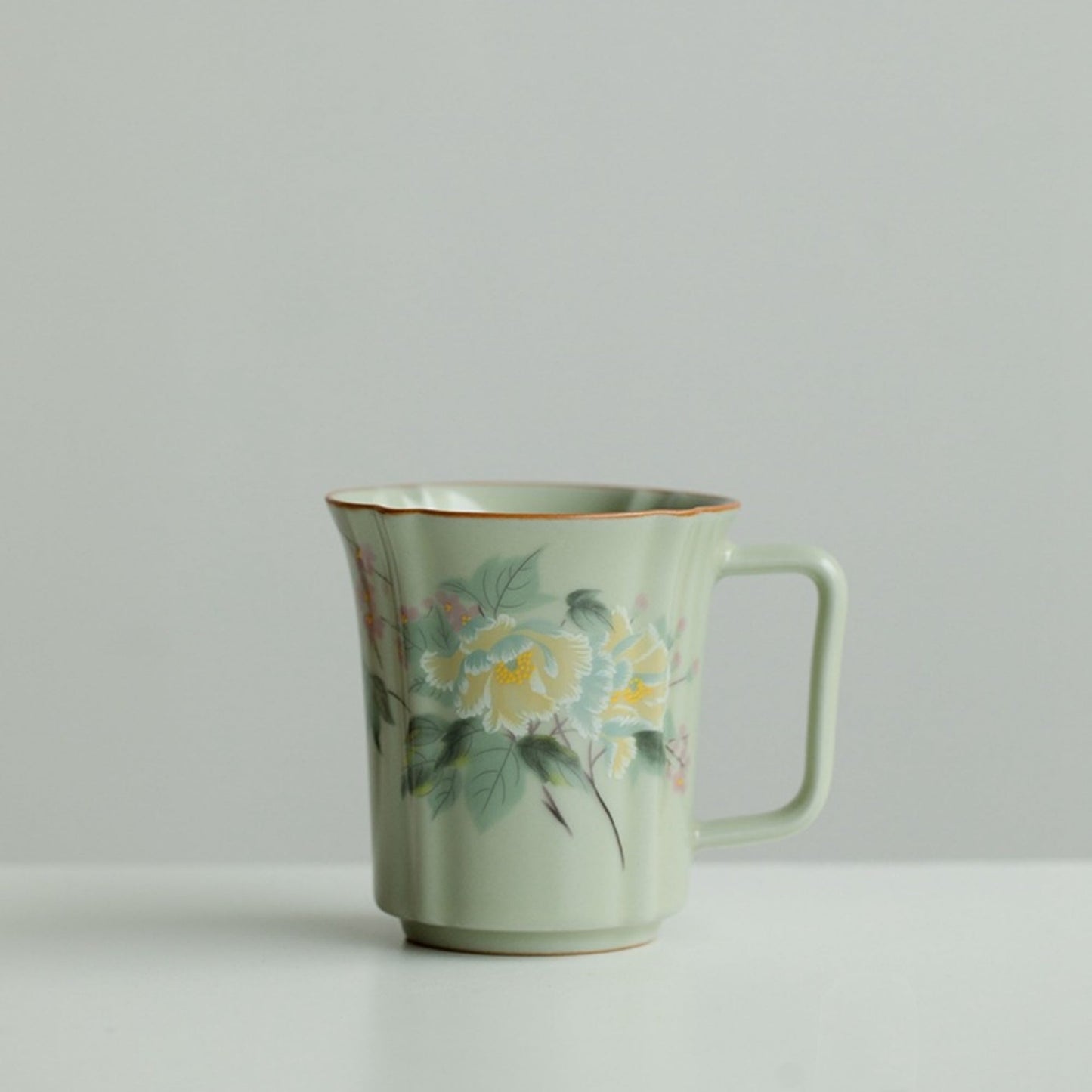 Ru Kiln Ceramic Retro Coffee Cup