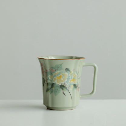 Ru Kiln Ceramic Retro Coffee Cup