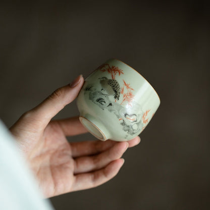 Ru Kiln Handmade Ceramic Tea Cup