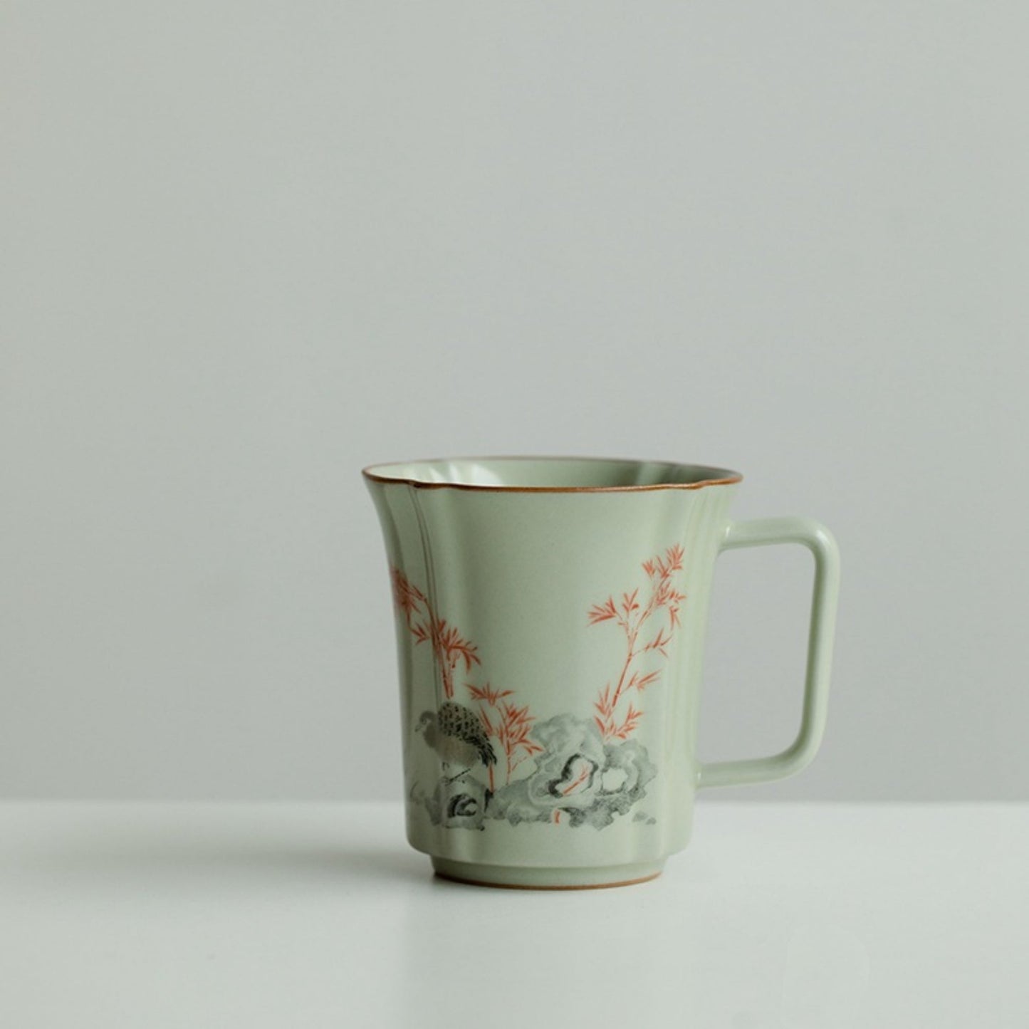 Ru Kiln Ceramic Retro Coffee Cup