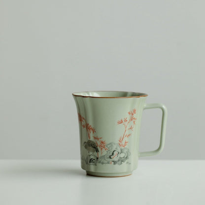 Ru Kiln Ceramic Retro Coffee Cup
