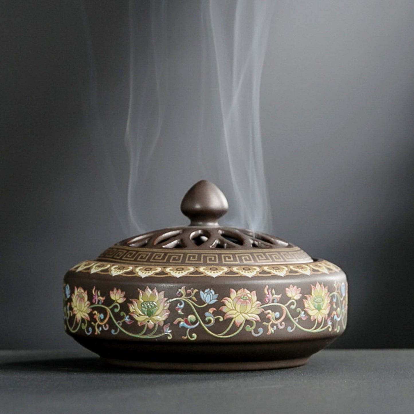Ceramic Cloisonné Incense Burner