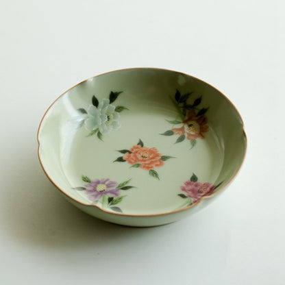 Handmade Ru Kiln Ceramic Dessert Plate