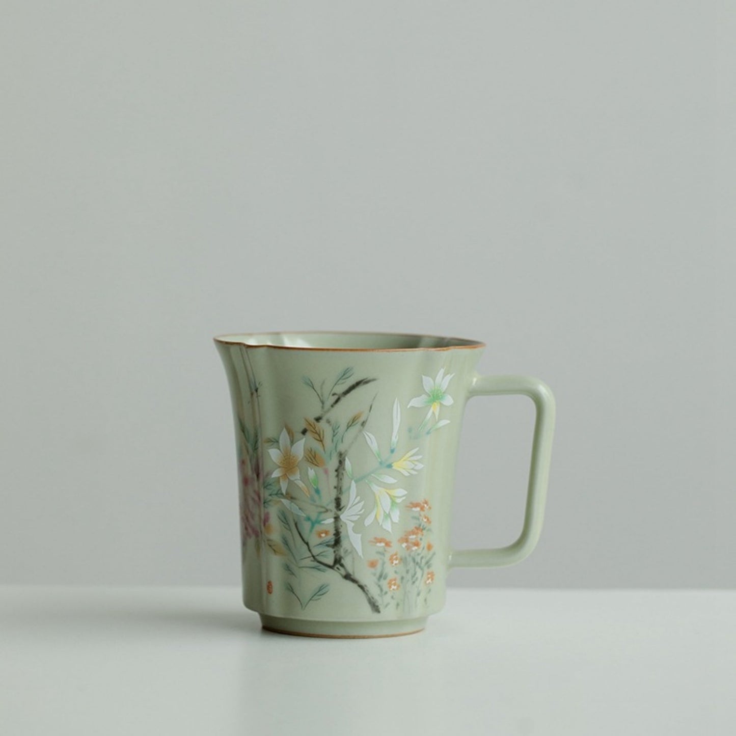 Ru Kiln Ceramic Retro Coffee Cup