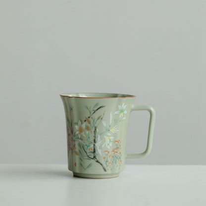 Ru Kiln Ceramic Retro Coffee Cup