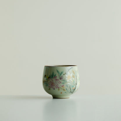 Ru Kiln Handmade Ceramic Tea Cup